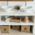 Pomysłowa półka pod umywalkę - zrób ją samodzielnie