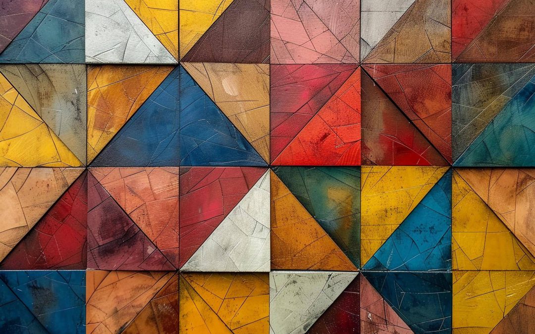 Ozdobne wzory geometryczne na ścianie - jak je samodzielnie wykonać?